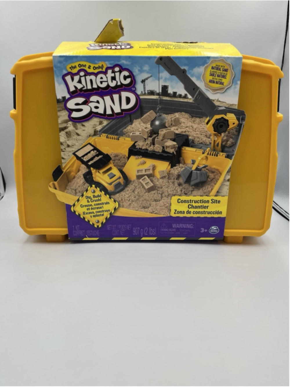 Kinetic Sand Construction Site Folding Sandbox w/ Toy Truck SET AND MORE SEE ALL